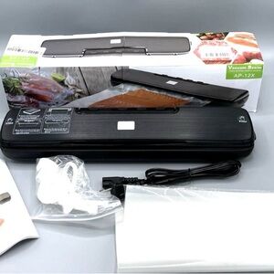 Black Vacuum Sealer with Accessory Kit